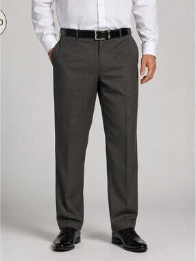 Croft & Barrow | Men's | 40 in. | Black Flat Front Dress Pants